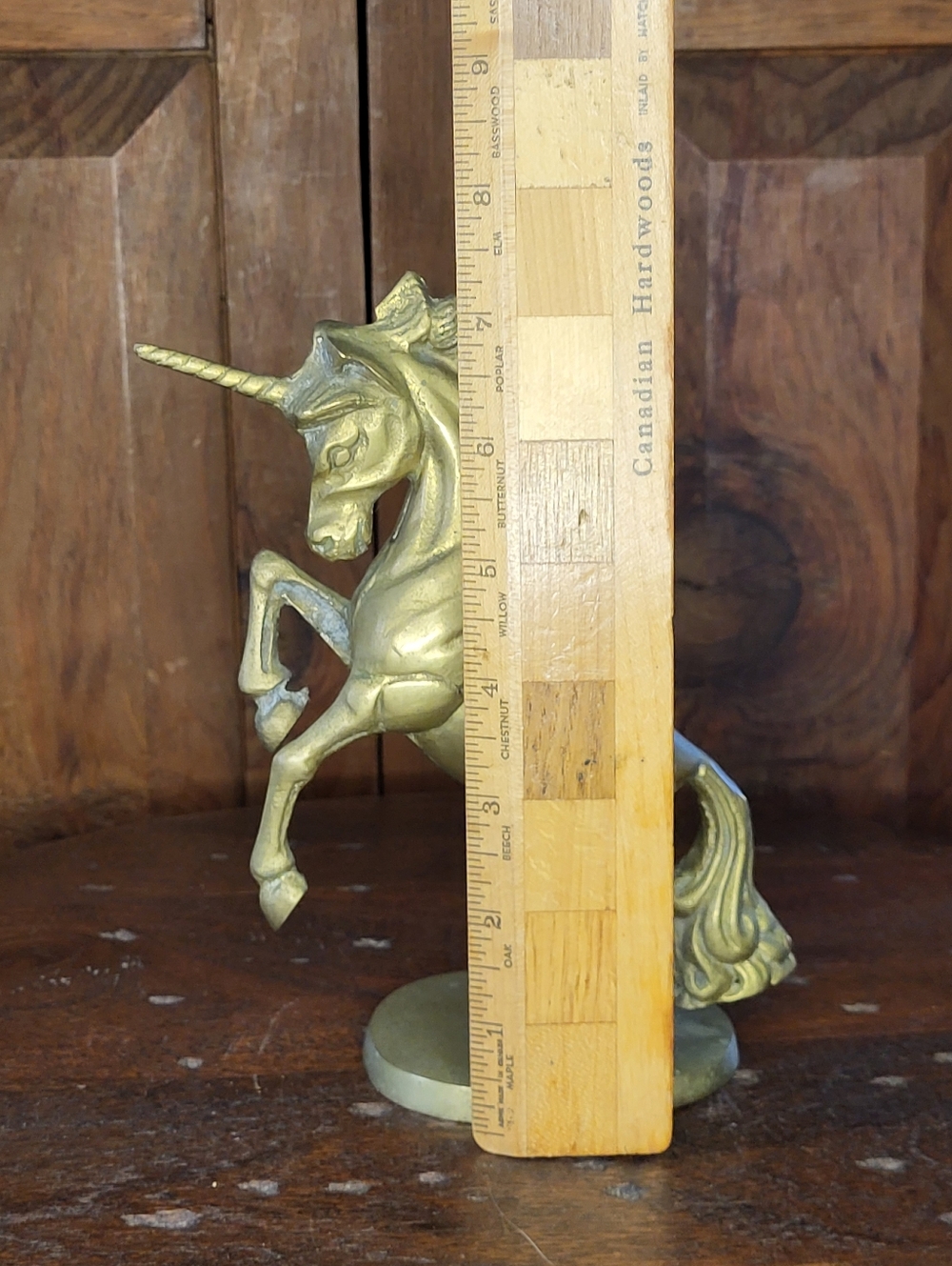Brass Unicorn Figurine - Picture 4 of 11